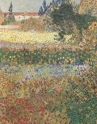 Vincent Van Gogh Garden in Bloom (mk09) France oil painting reproduction